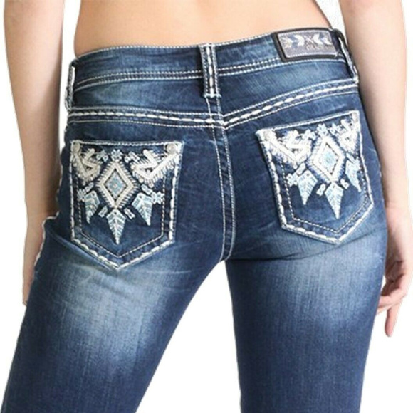 Grace in LA Women's Bootcut Stretch Jeans - Picture 1 of 4